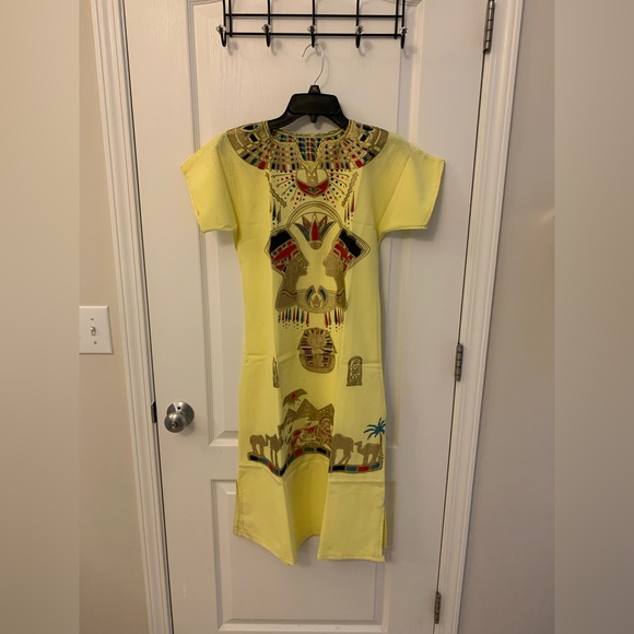 Yellow Egyptian Traditional Dress - Picture 2 of 10